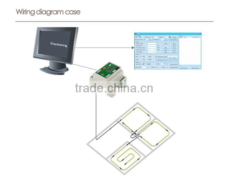 2017 Newest Water Leak Detection Equipment, RS485 & Relay Output, Localizable Water Leak Detector of Software Management