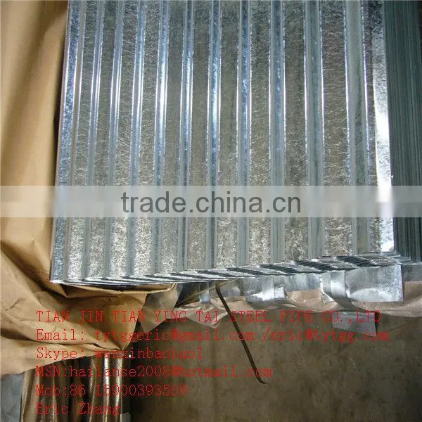 Cold Rolled Galvanized Corrugated Steel Roofing Sheet