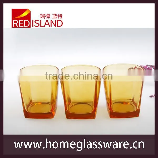 painted color tumbler glass beer cup