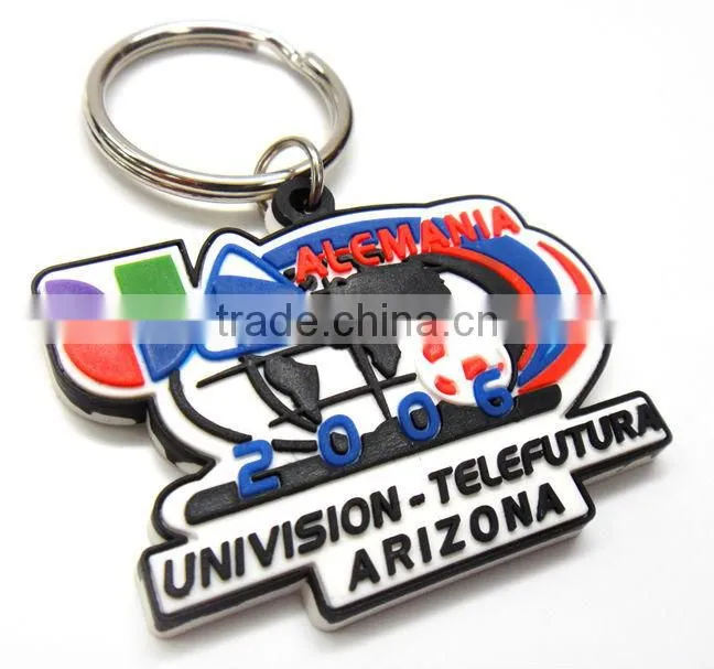 PVC heart keychain