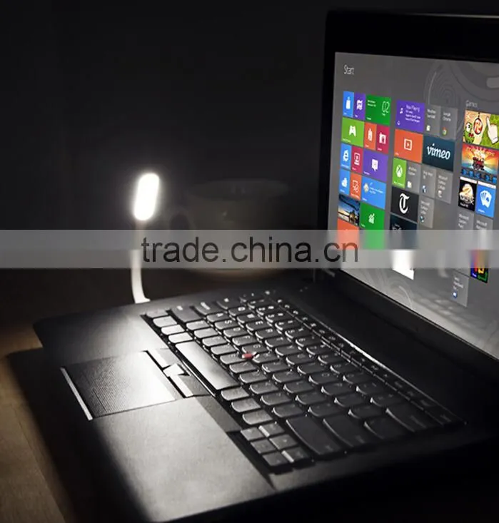 Portable Flexible USB Lamp/Usb LED Light for Notebook Laptop Tablet PC Power bank