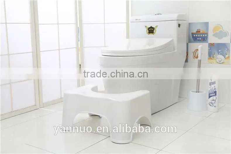 toilet squatting stool, Plastic toilet foot stool, bathroom squatty potty toilet stool