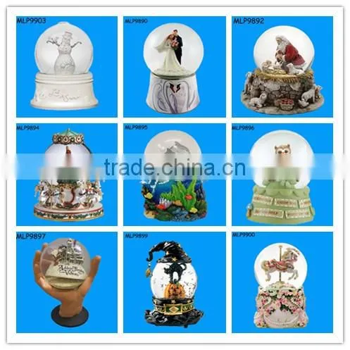 Vintage Wedding Favor Water Globe