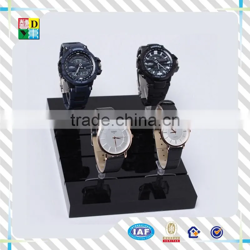 2015 newest design acrylic watch display stand custom acrylic display stand for watch PMMA material acrylic watch show stand
