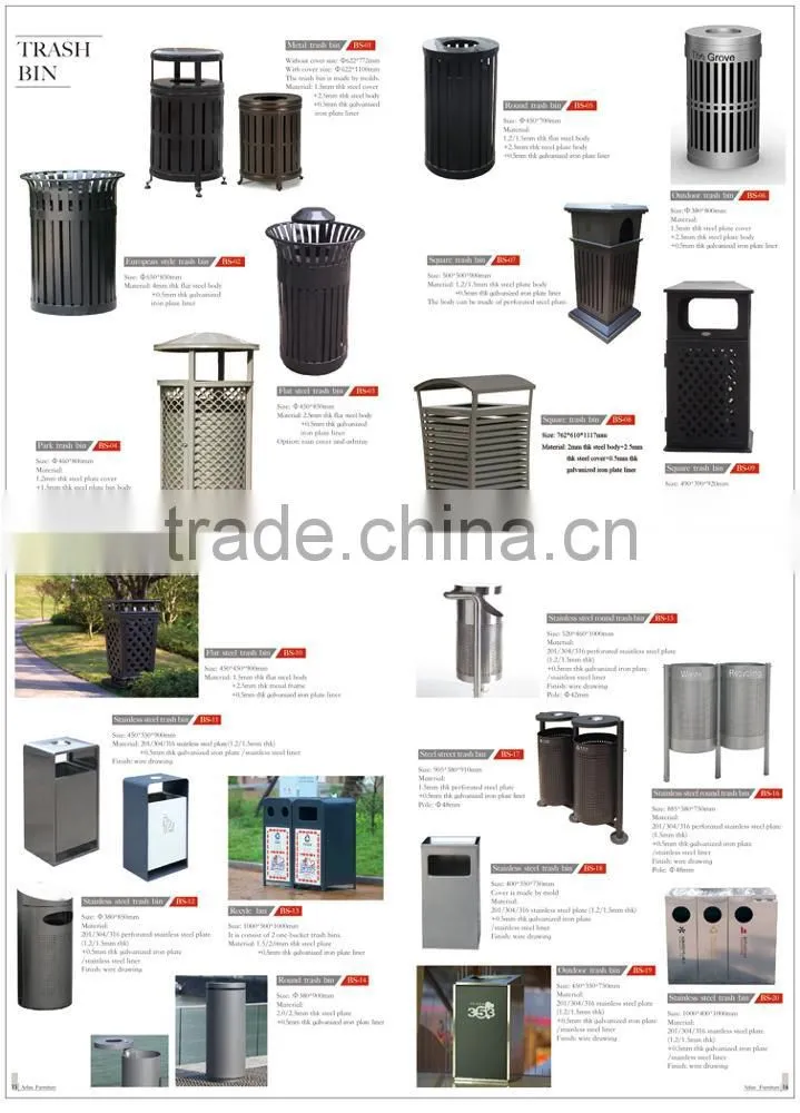 Arlau outdoor garden stainless steel compost bin