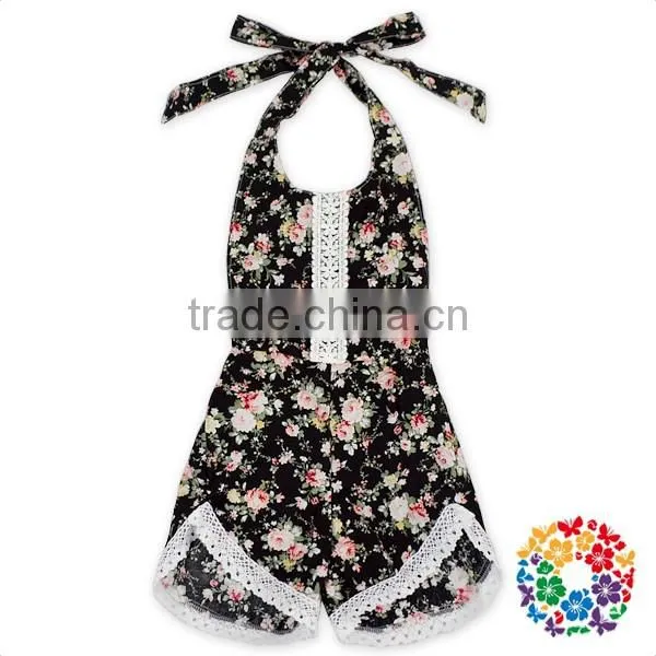 New Born Girls Boho Vintage Playsuit Rompers Many Style Flowers Ruffle Lace Organic Onesie