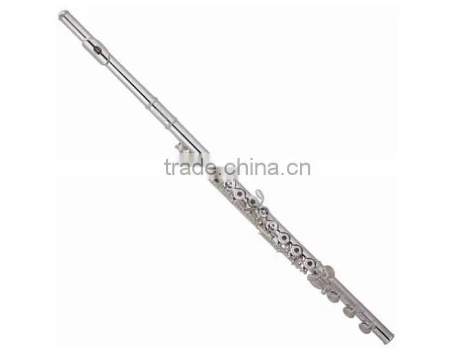 open hole C key metal flute for sale