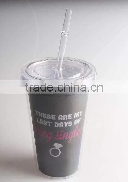 2017 trending products plastic tumbler with customized logo