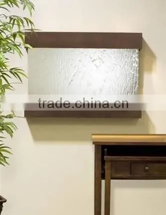 hotel water wall mounted LED frame mirror