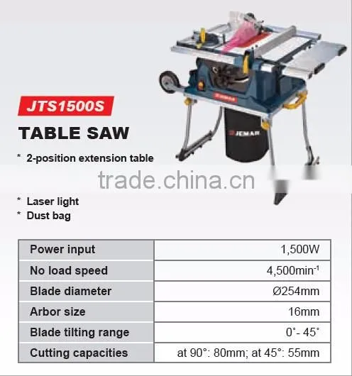 JTS1500S 10" Sliding Table Saw for woodworking