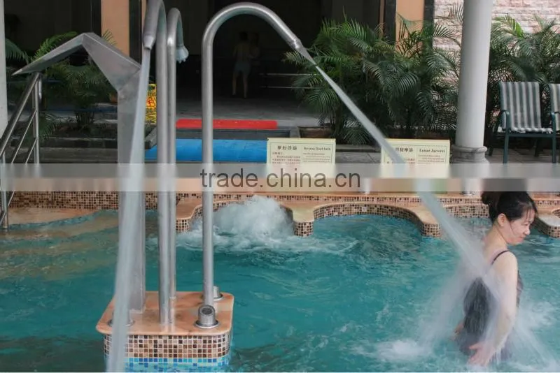 Spa pool use spa waterfall massage spa impactor