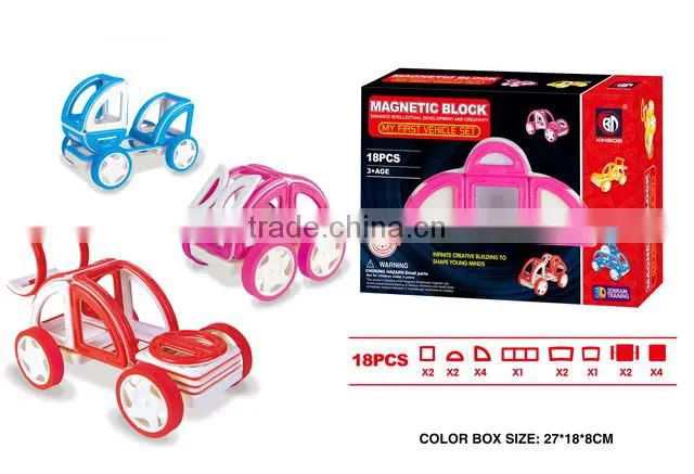 educational building magnetic block stick