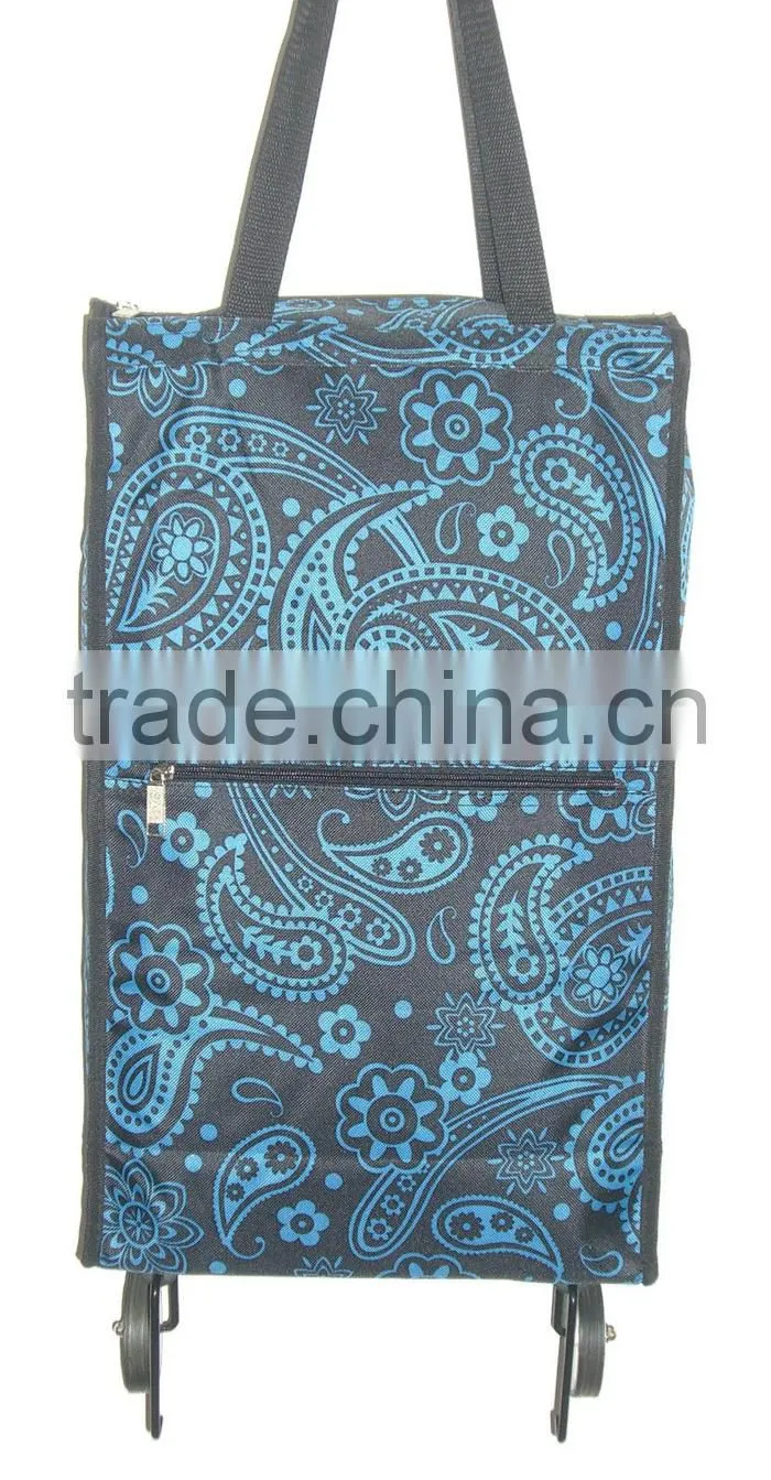 folding shopping trolley bag/Shopping Bag with Wheel