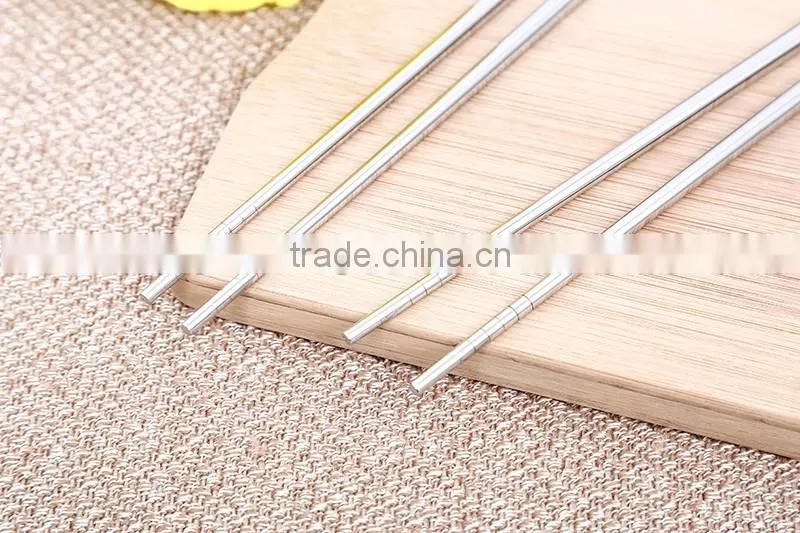 Chinese Stylish Stainless Steel Natural Chopsticks