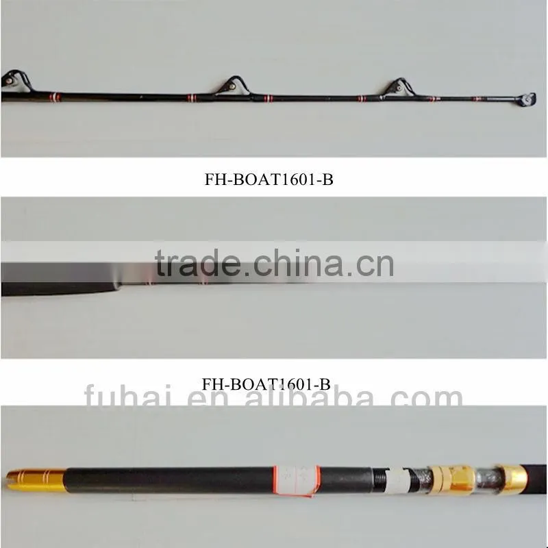 FH-BOAT1601-B High Strength Fiberglass Boat Fishing Rod