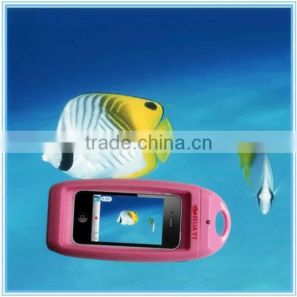 Swimmming silicone water mobile phone case
