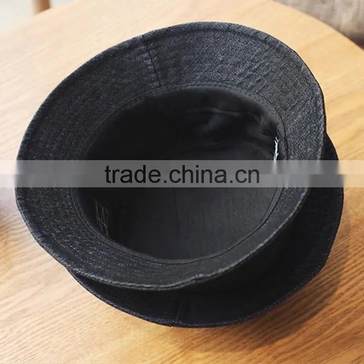 2016 New Design Cowboy Bucket Hat With a Woven Label Logo cap