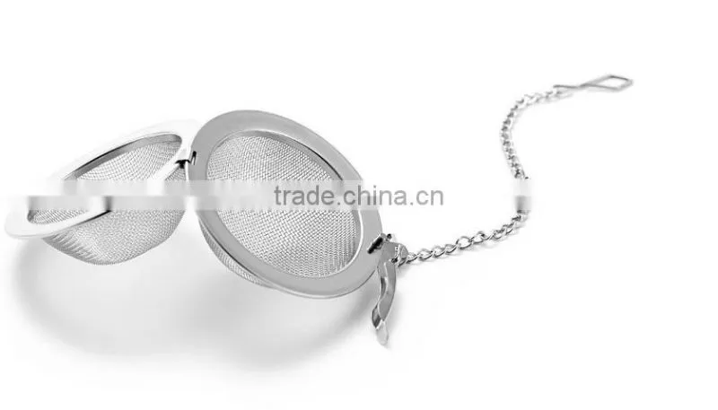 Kitchen utensil stainless steel wire mesh tea ball style tea strainer
