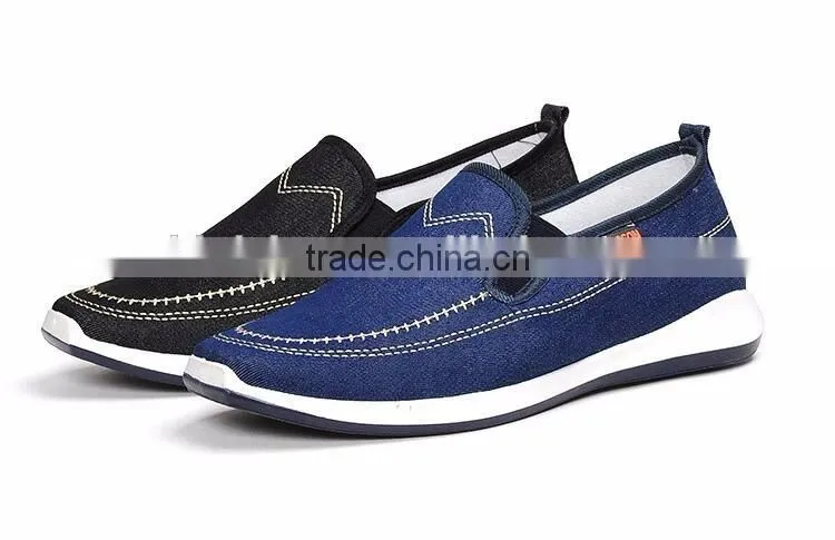 High quality canvas casual shoes men walking sneakers china factory