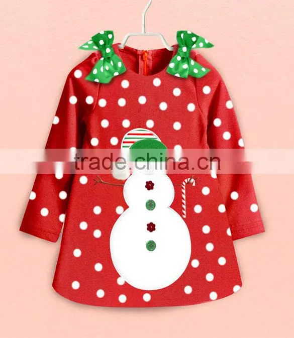 Fashion Cute Kids Cotton Dots 1-6 years old baby girl dress SV010060 #