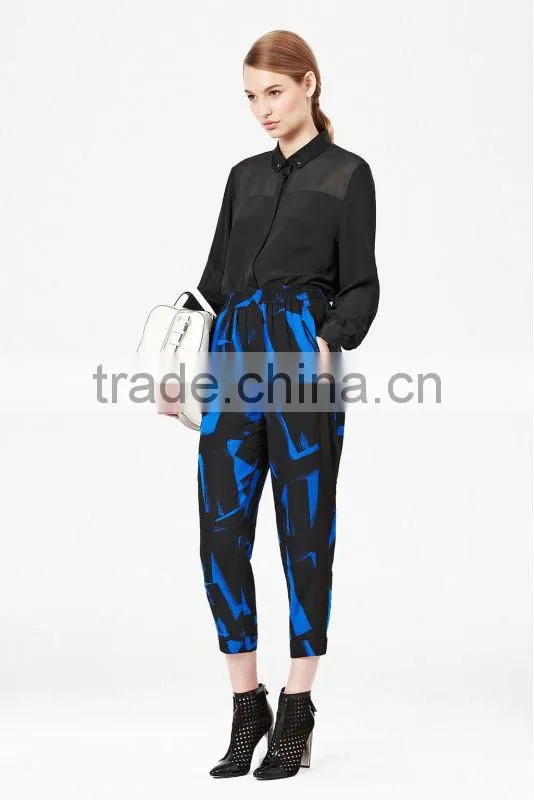 Ladies Buttoned Pure Silk Classic Blouse