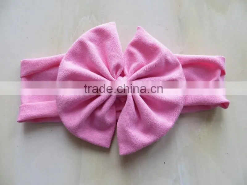 YW-118 pure color baby headband little girls colorful flower headband 2015