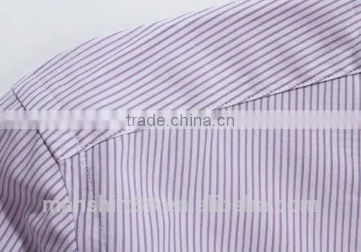 long sleeve striped dress shirt for men