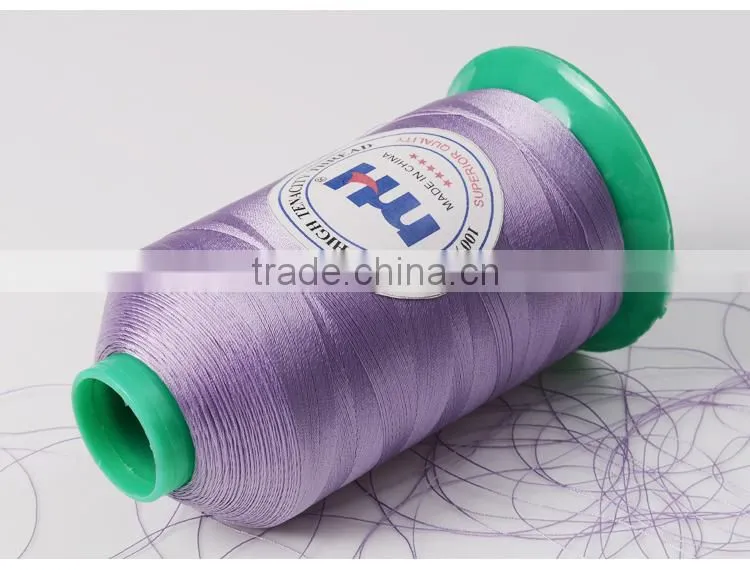 High tenacity 100% filament polyester sewing thread