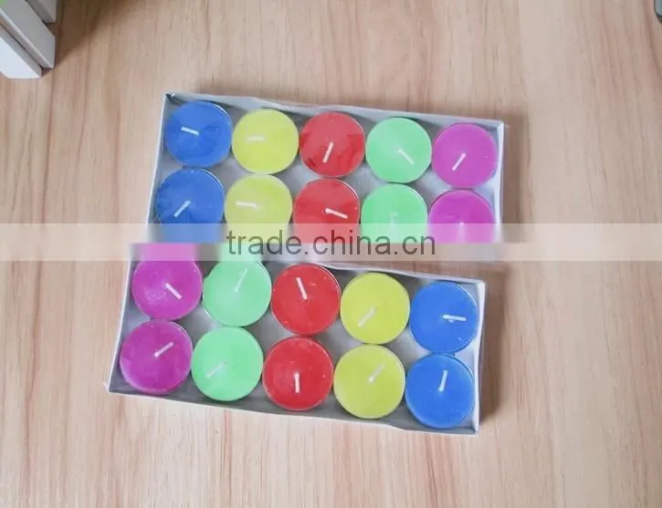 Hot Selling Aroma Smokeless Colorful Birthday Candle