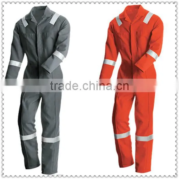 Fire Suit Coverall Fireproof Suit NFPA Fire Suit Reflective Striped Cotton FR Coverall