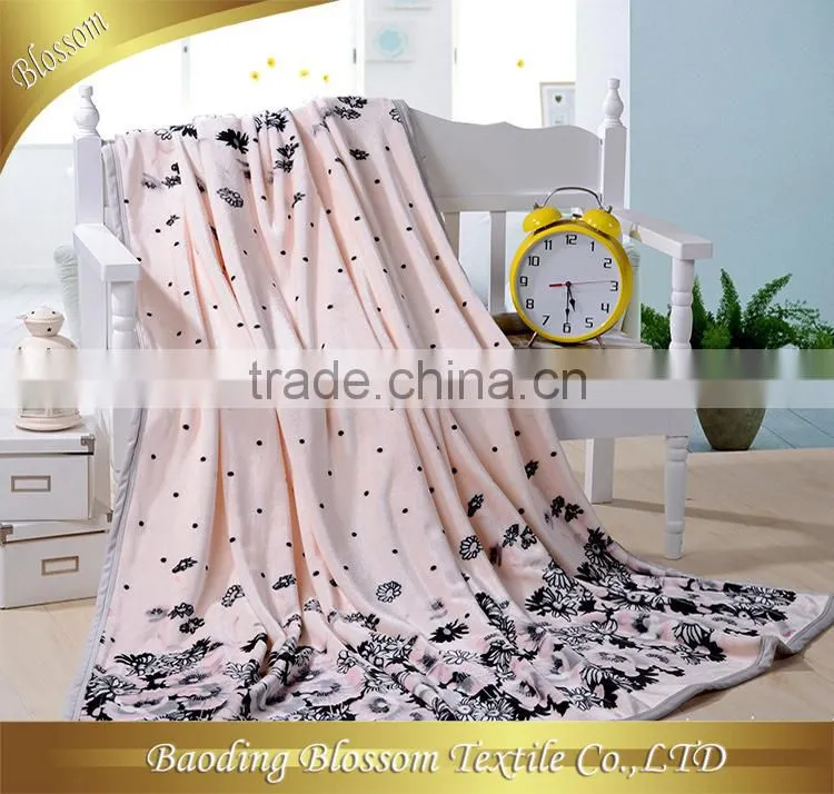 Polyamide Microfiber Blanket HRM Bedding Set Vintage Floral Printing Bedding Blanket Set Wedding Souvenir Blankets