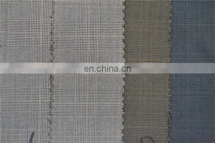 men suit tr check fabric for making school uniforms tr suiting fabric in checks