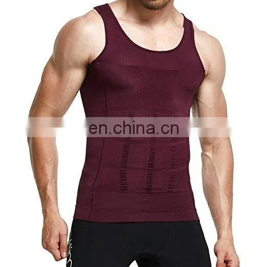 Men's Elastic Sculpting Vest Thermal Compression Base Layer Slim Tank