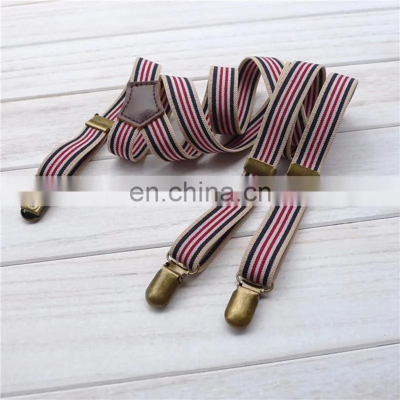 2017 Yiwu Fashion cheap men's suspenders custom printing suspenders