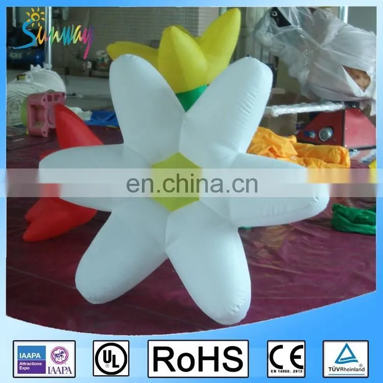 Inflatable Decorated Flower Chain Giant Inflatable Flowers for Party