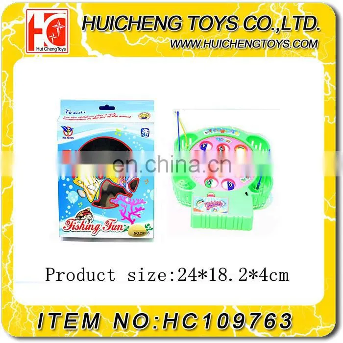 Hot sale Eco-friendly electric fishing rod game toys interactive children game EN71