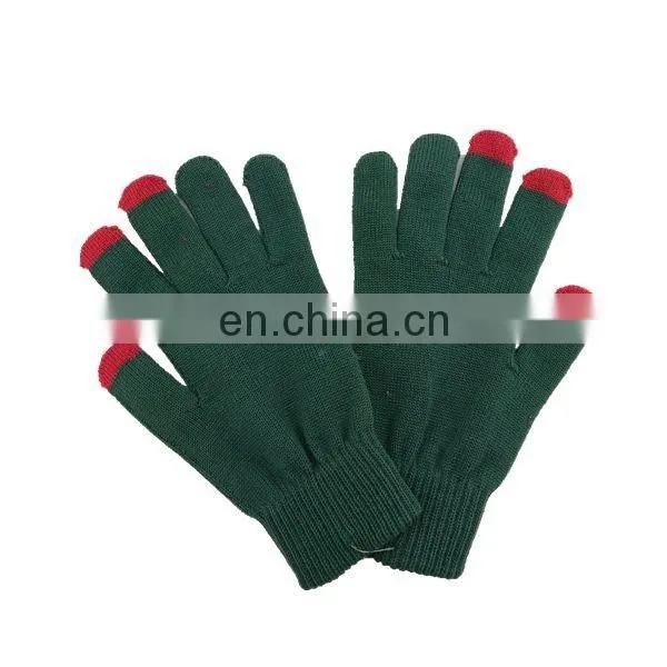 Promotional cheap knit gloves one size fits all