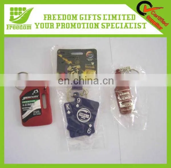 Cheap Custom Promotional PVC Key Chain