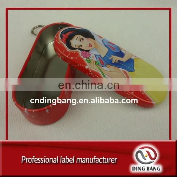 OEM High Quality Oval Shape And Carry On Type Custom Logo Printed Stock Cheap Metal Medicine Tin Box