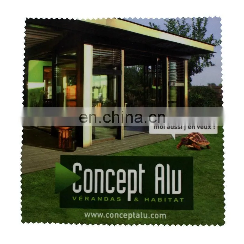 custom making brand premium microfiber fabric cloth factory