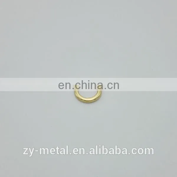 18mm golden zinc alloy bulk metal d ring for bag,welded d ring