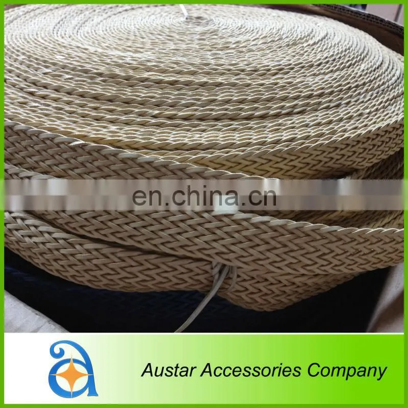 Hot wholesale sandal glitter braided strap for shoe accessories