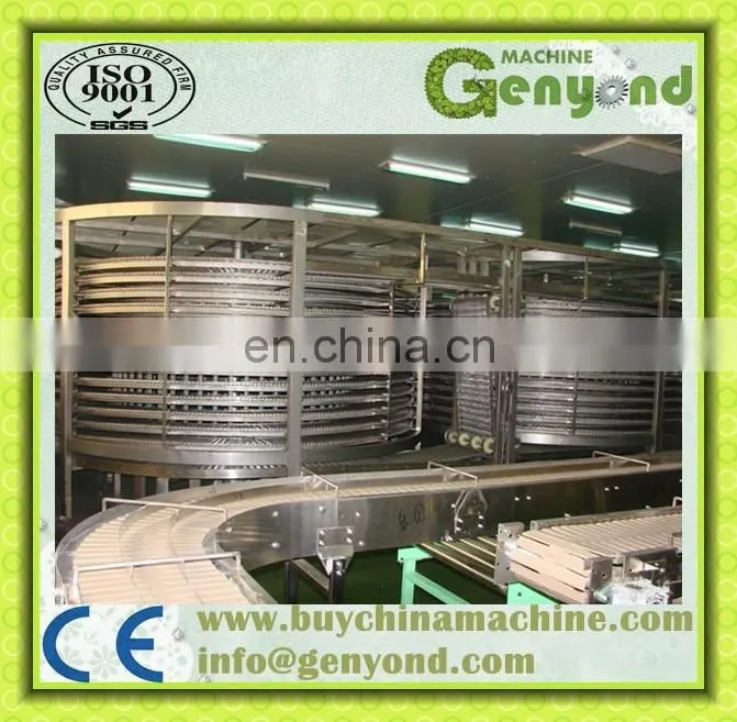 Frozen iqf freezer fish fillet quick freezing processing plant spiral freezer