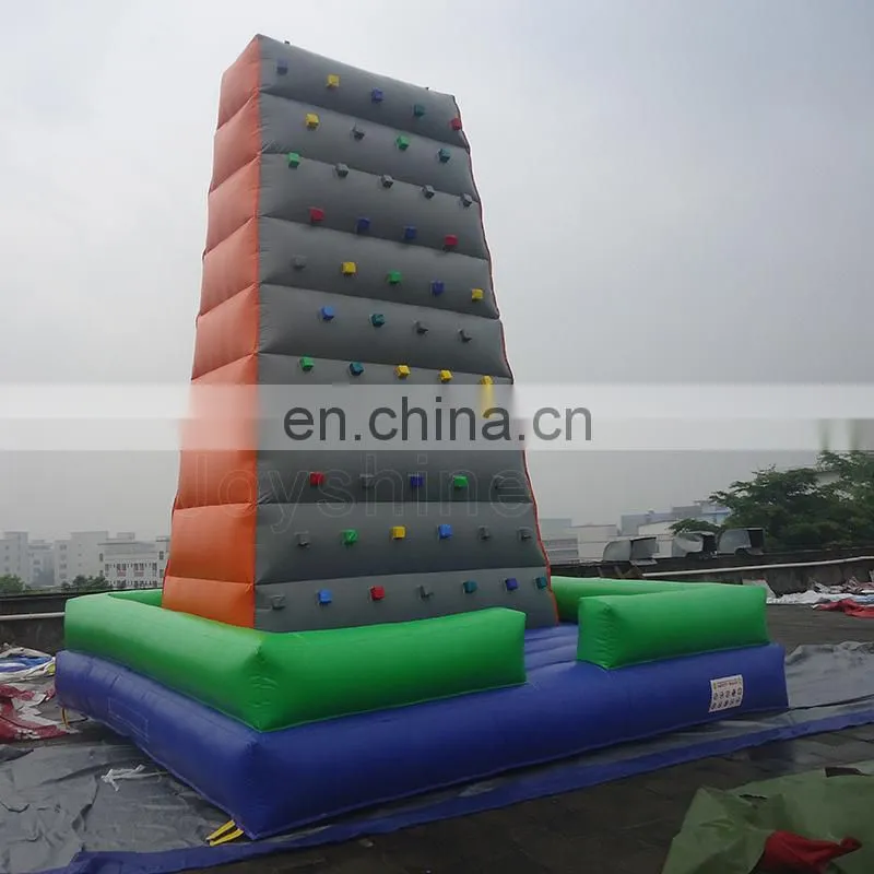 Customized Interactive Sport Inflatable Games Bouncy Climbing Wall For Children and Adults