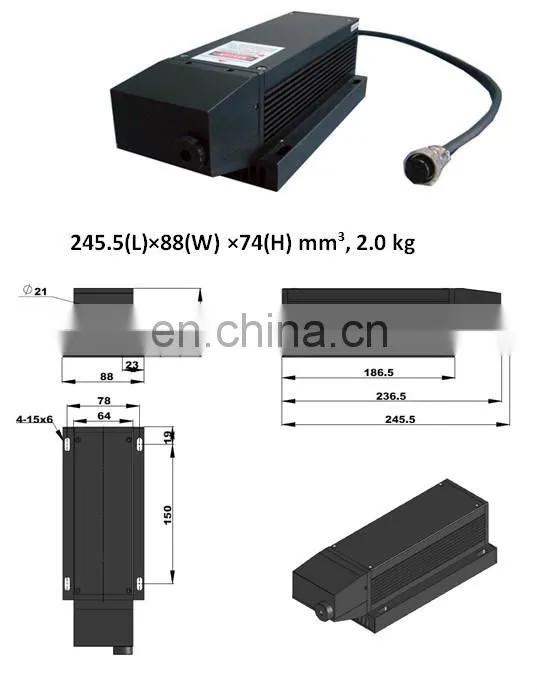 20mW 320nm DPSS UV laser for laser medical treatment