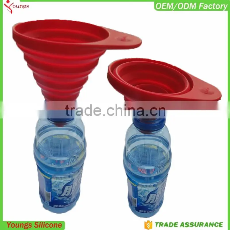 FDA silicone funnel cheap wholesale collapsible funnel silicone kitchen funnel