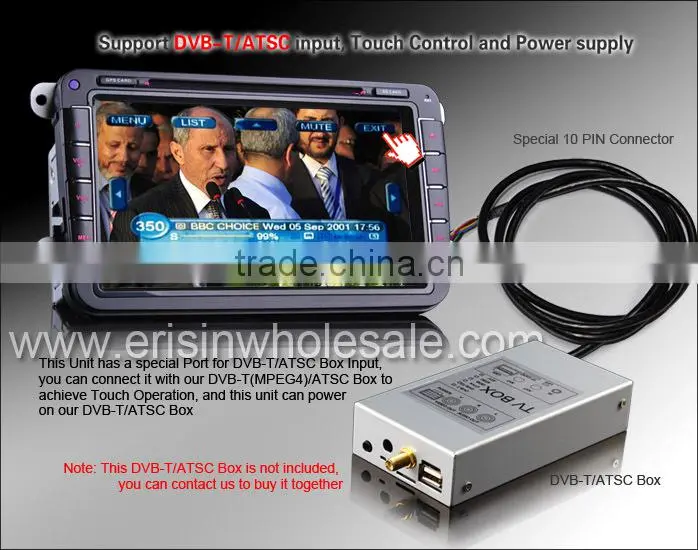Erisin ES296 ATSC TV Box Touch Operation