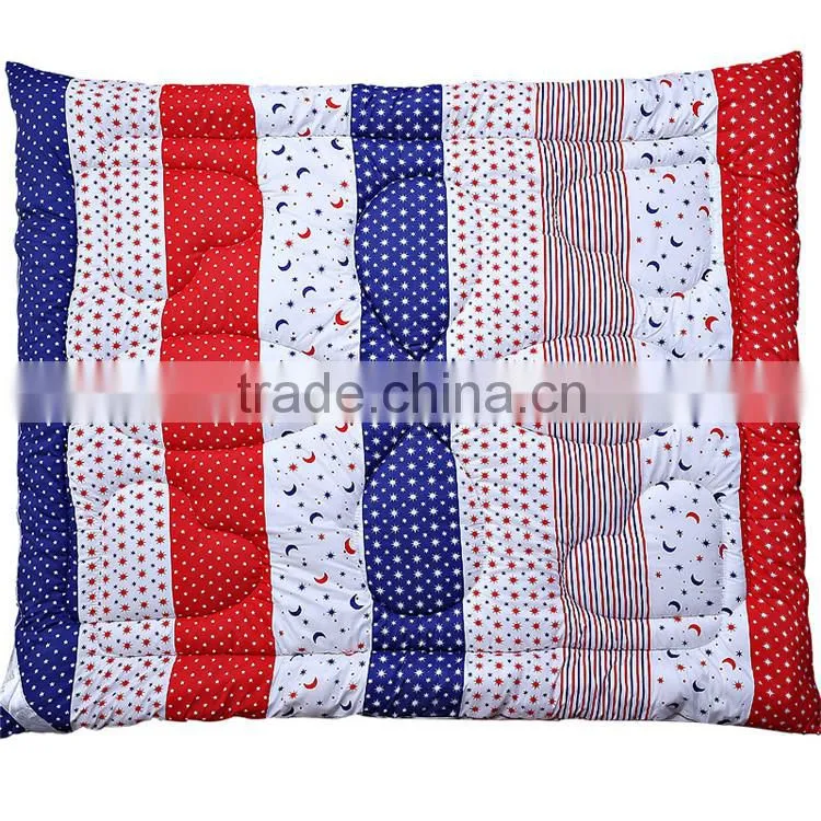 latest design best quality China manufacturer polycotton luxury comforter set / kantha quilt fabric