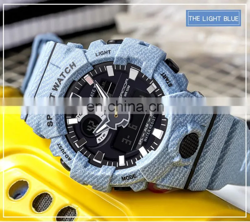 SANDA 3030 Multi-functional ladies brand digital watches alarm waterproof luminous chronograph fashion girls wrist watches
