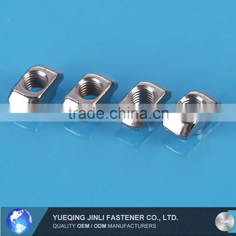 M3 M4 M5 Hammer Nut For 20 Series Aluminum Connector Nickel Plated Carbon Steel